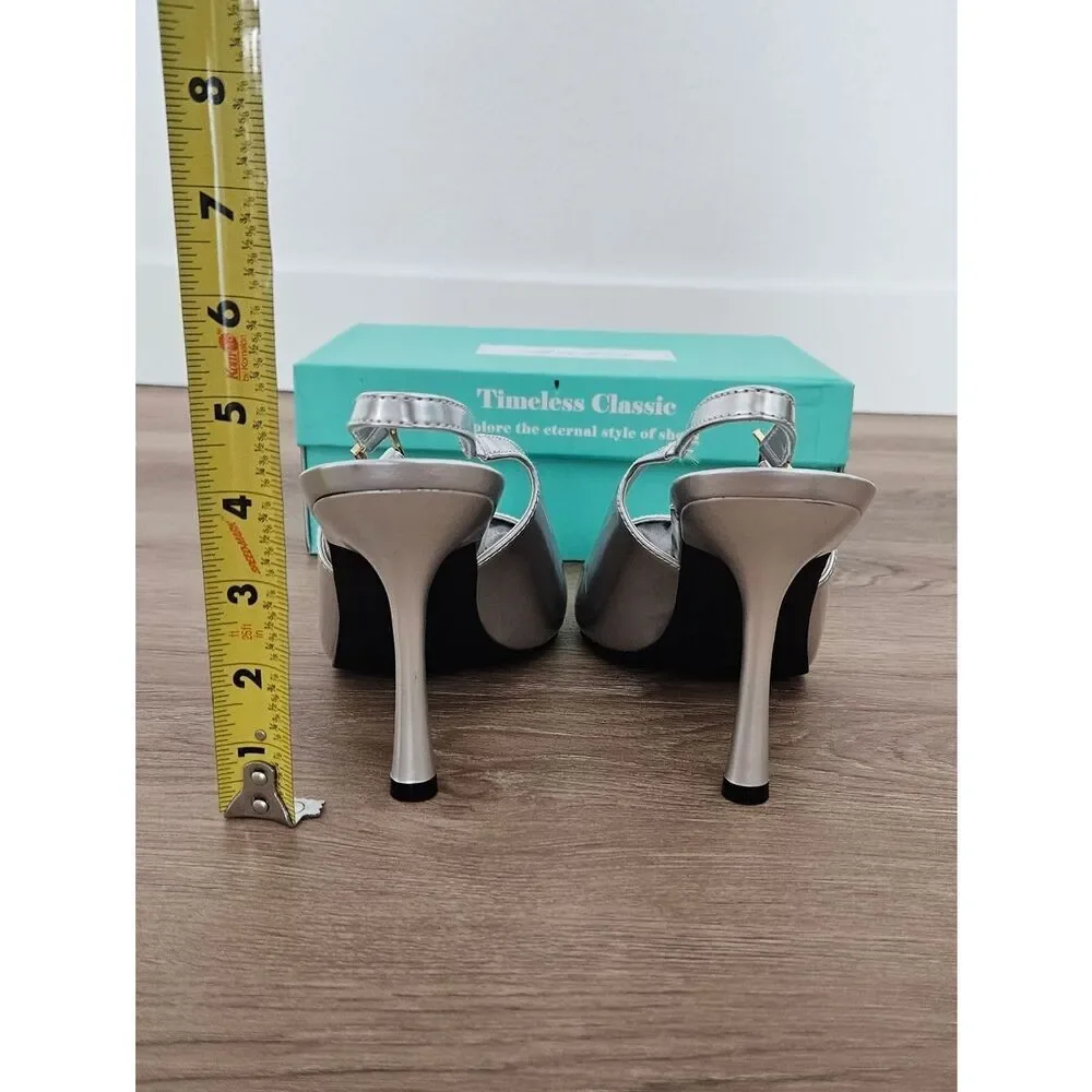 Ankis silver slingback